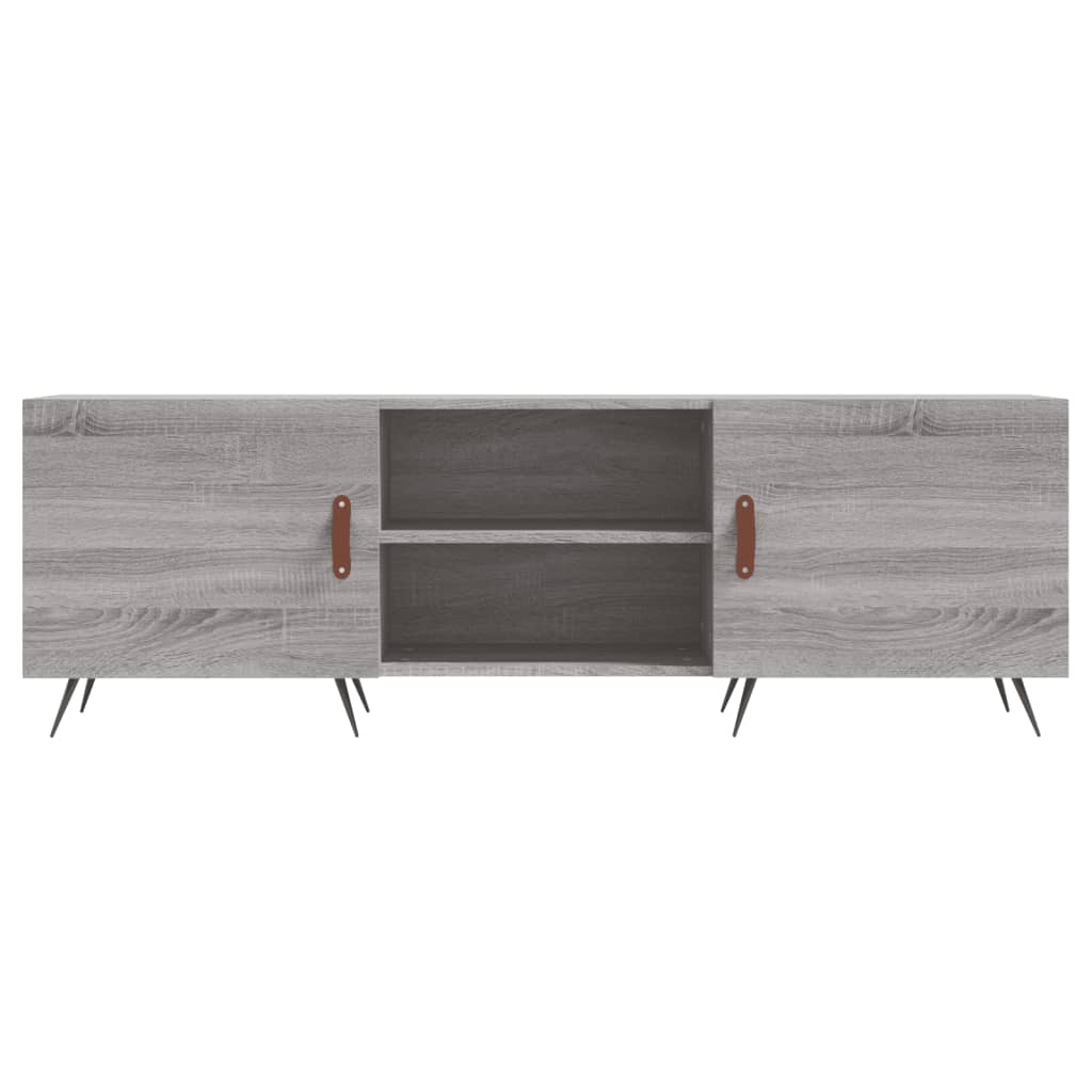 Tv-Meubel 50X30X50 Cm Bewerkt Hout Eikenkleurig Grijs sonoma