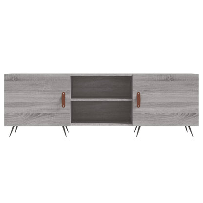 Tv-Meubel 50X30X50 Cm Bewerkt Hout Eikenkleurig Grijs sonoma