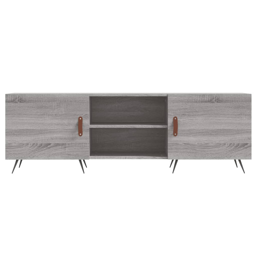 Tv-Meubel 50X30X50 Cm Bewerkt Hout Eikenkleurig Grijs sonoma