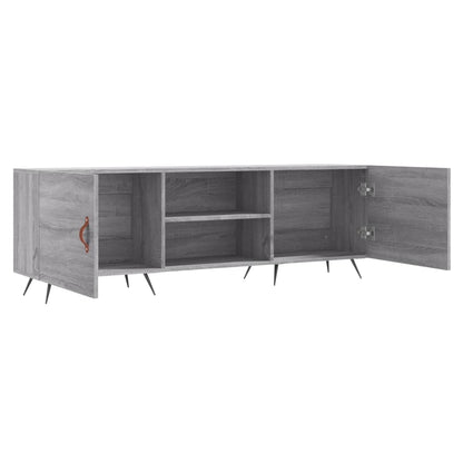 Tv-Meubel 50X30X50 Cm Bewerkt Hout Eikenkleurig Grijs sonoma