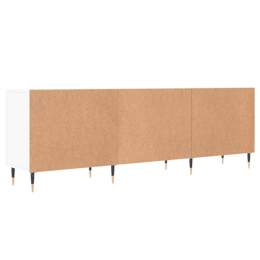Tv-Meubel 50X30X50 Cm Bewerkt Hout Wit