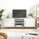 TV cabinet 150x30x50 cm engineered wood white