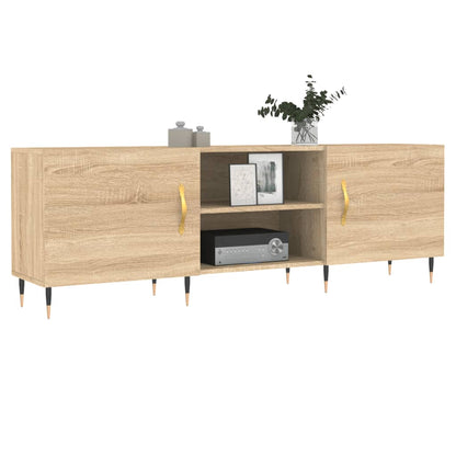 Tv-Meubel 150X30X50 Cm Bewerkt Hout Kleurig Sonoma eiken