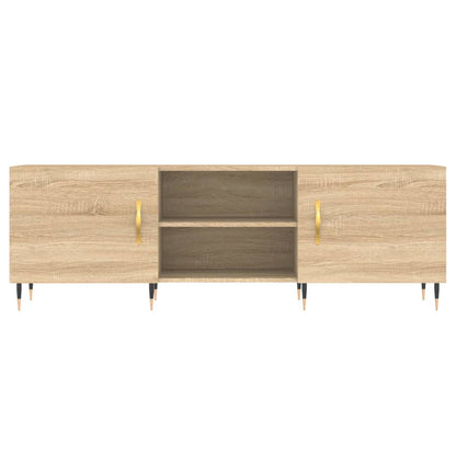 Tv-Meubel 150X30X50 Cm Bewerkt Hout Kleurig Sonoma eiken