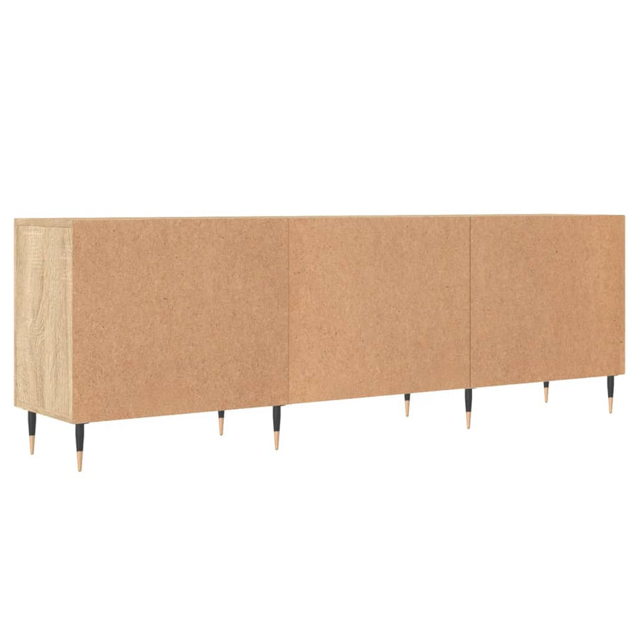 Tv-Meubel 150X30X50 Cm Bewerkt Hout Kleurig Sonoma eiken