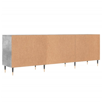 Tv-Meubel 150X30X50 Cm Bewerkt Hout Betongrijs