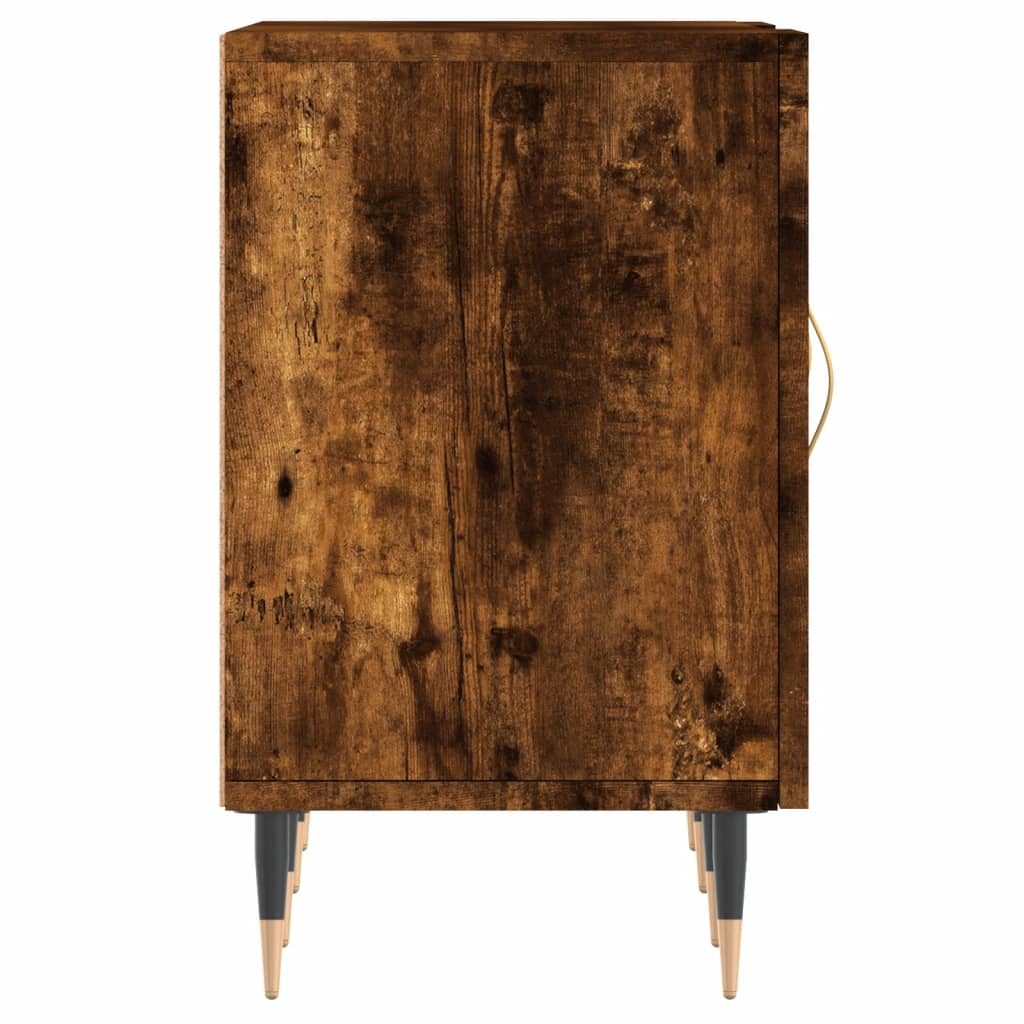 Tv-meubel 150x30x50 cm bewerkt hout gerookt eikenkleurig