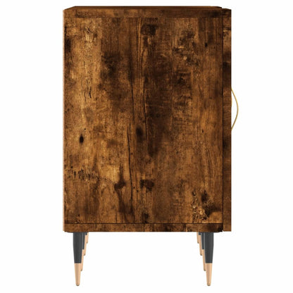 Tv-meubel 150x30x50 cm bewerkt hout gerookt eikenkleurig