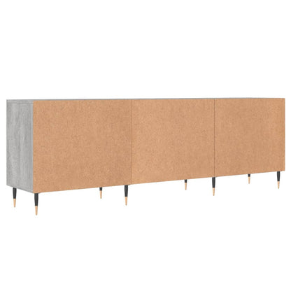 Tv-Meubel 150X30X50 Cm Bewerkt Hout Eikenkleurig Grijs sonoma
