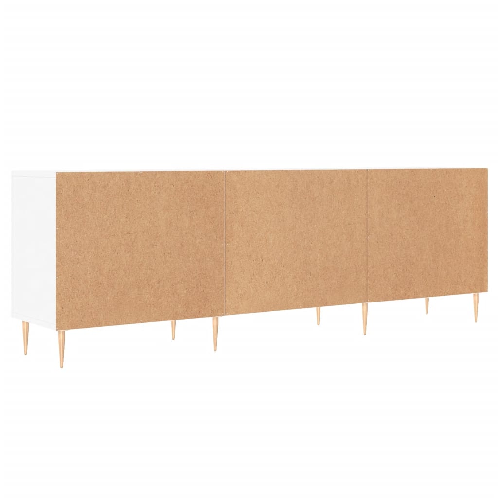Tv-Meubel 50X30X50 Cm Bewerkt Hout Wit