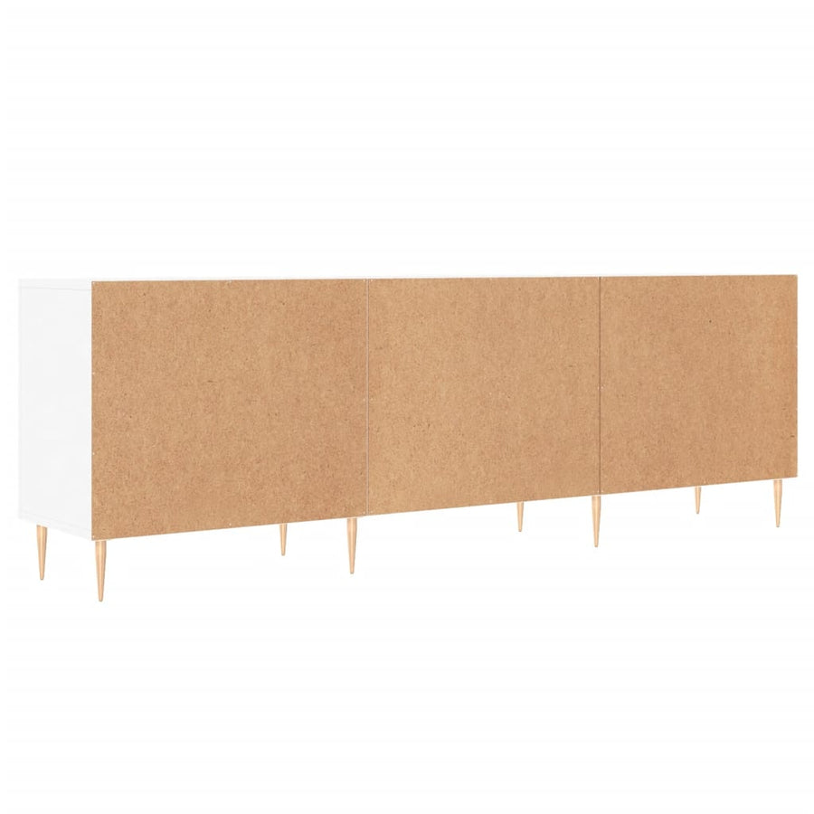 Tv-Meubel 50X30X50 Cm Bewerkt Hout Wit