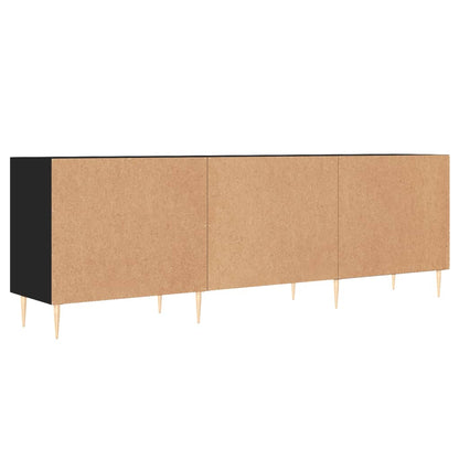 Tv-Meubel 50X30X50 Cm Bewerkt Hout Zwart