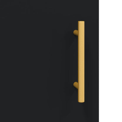 Tv-Meubel 50X30X50 Cm Bewerkt Hout Zwart