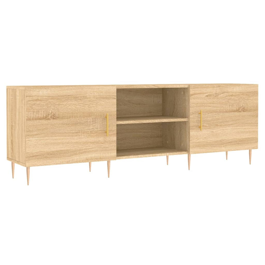 Tv-Meubel 50X30X50 Cm Bewerkt Hout Kleurig Sonoma eiken