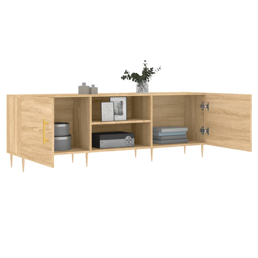 Tv-Meubel 50X30X50 Cm Bewerkt Hout Kleurig Sonoma eiken