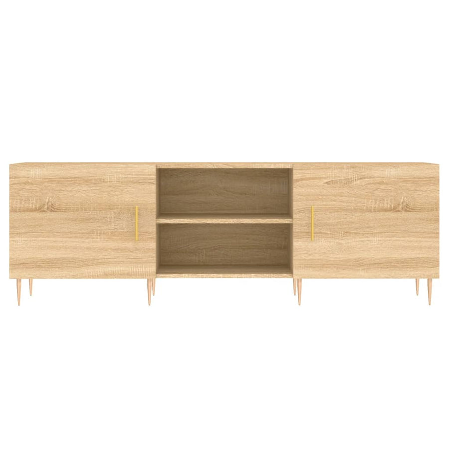 Tv-Meubel 50X30X50 Cm Bewerkt Hout Kleurig Sonoma eiken