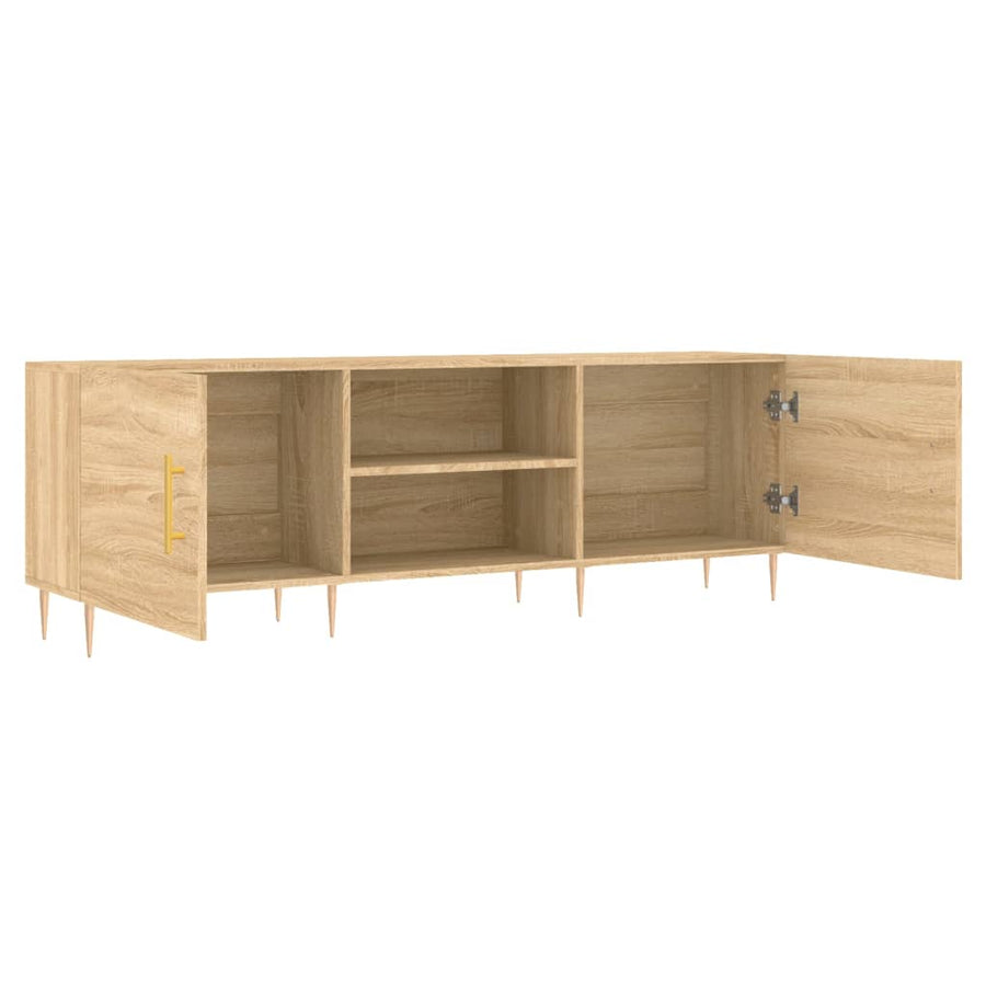Tv-Meubel 50X30X50 Cm Bewerkt Hout Kleurig Sonoma eiken