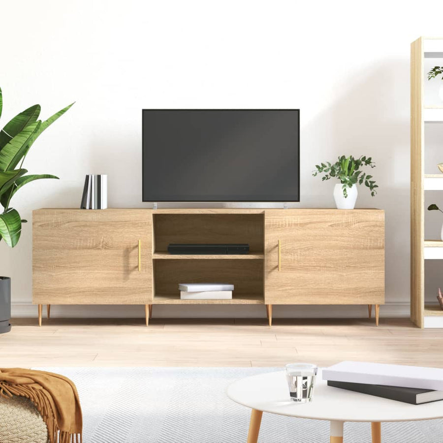 Tv-Meubel 50X30X50 Cm Bewerkt Hout Kleurig Sonoma eiken