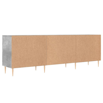 Tv-Meubel 150X30X50 Cm Bewerkt Hout Betongrijs