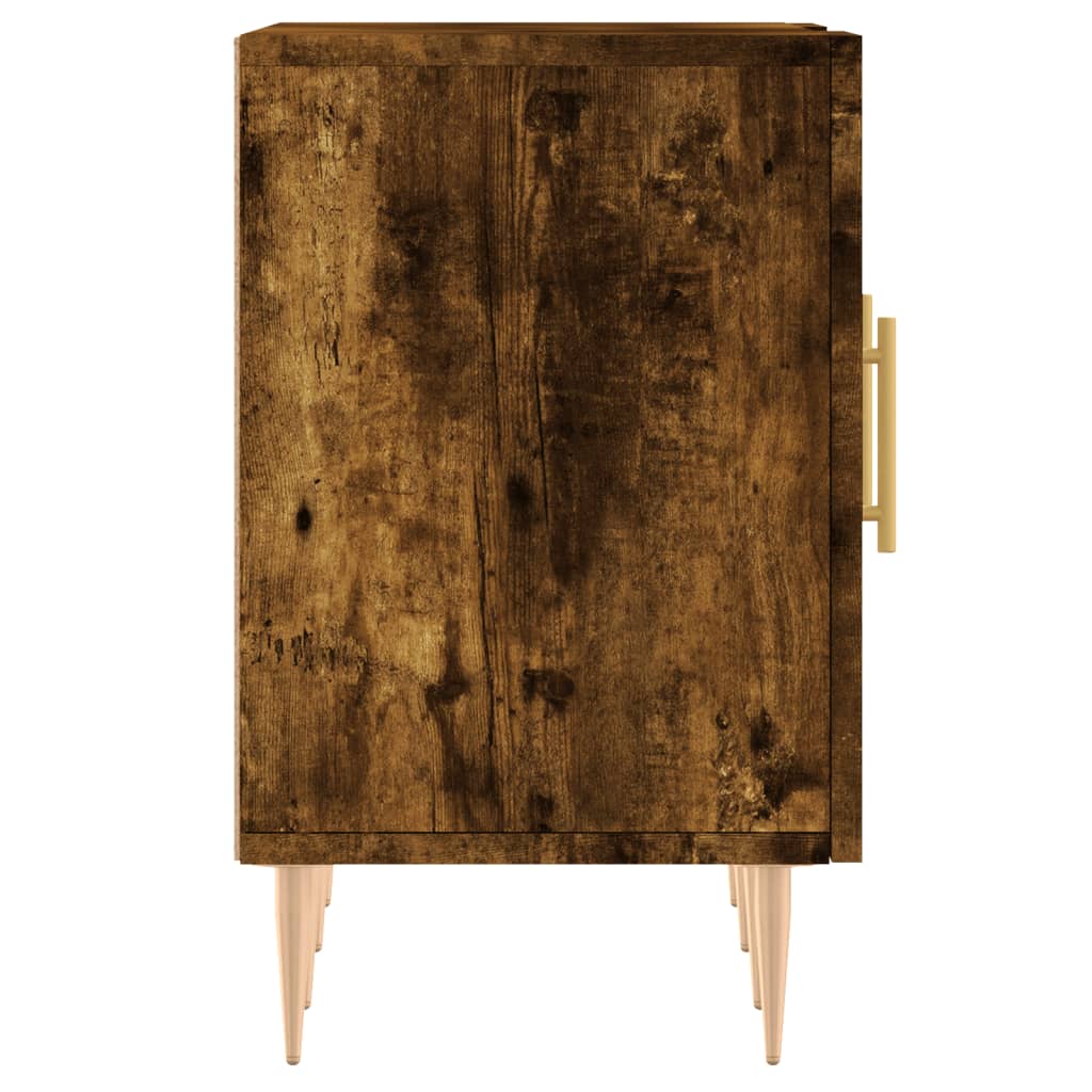 Tv-Meubel 150X30X50 Cm Bewerkt Hout Kleurig Gerookt eiken