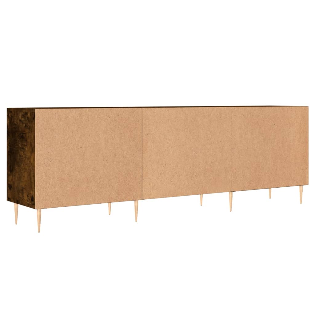 Tv-Meubel 150X30X50 Cm Bewerkt Hout Kleurig Gerookt eiken