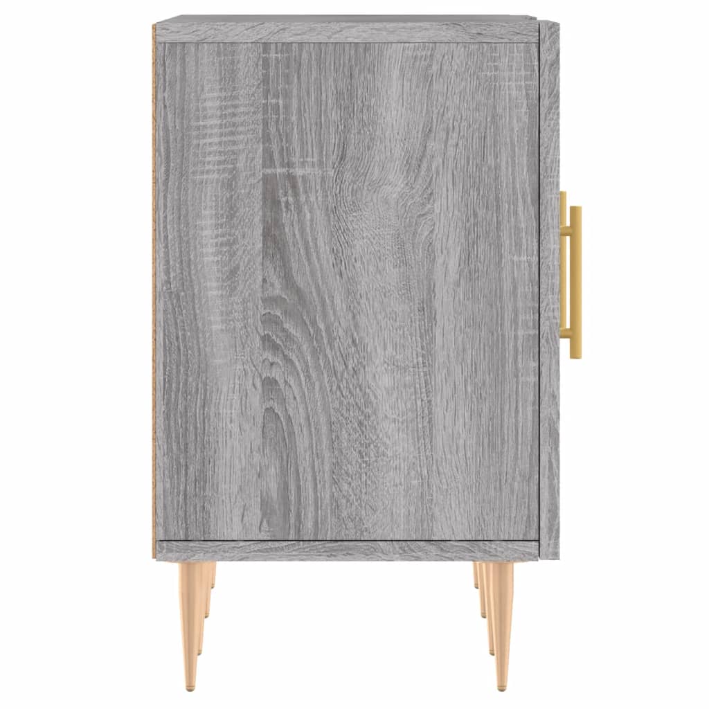 Tv-Meubel 150X30X50 Cm Bewerkt Hout Eikenkleurig Grijs sonoma