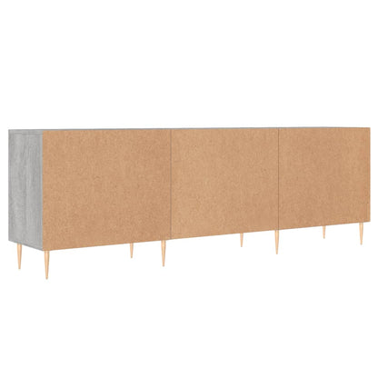 Tv-Meubel 150X30X50 Cm Bewerkt Hout Eikenkleurig Grijs sonoma