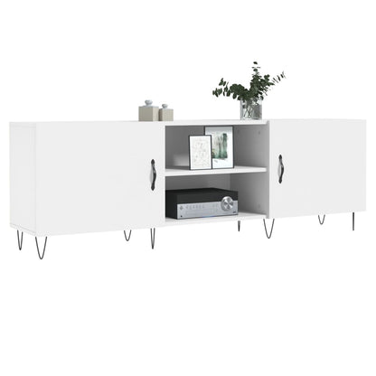 Tv-Meubel 50X30X50 Cm Bewerkt Hout Wit
