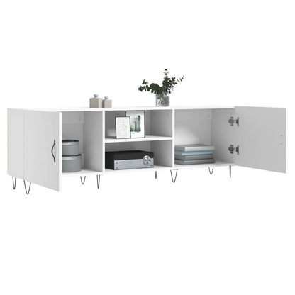 Tv-Meubel 50X30X50 Cm Bewerkt Hout Wit
