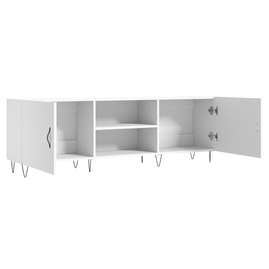 Tv-Meubel 50X30X50 Cm Bewerkt Hout Wit