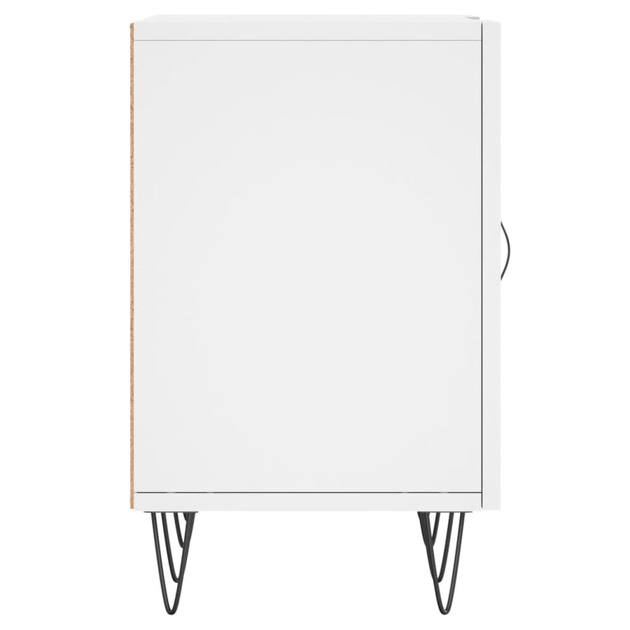 Tv-Meubel 50X30X50 Cm Bewerkt Hout Wit