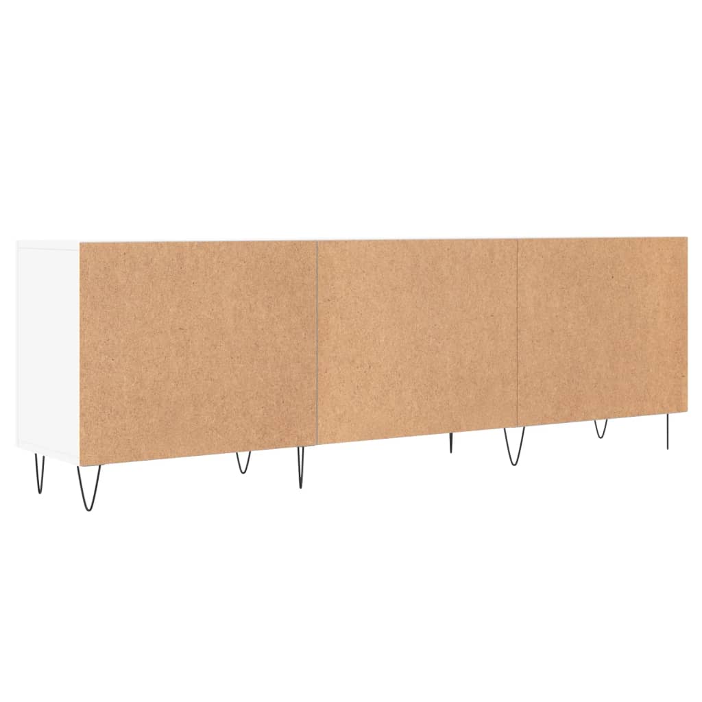 Tv-Meubel 50X30X50 Cm Bewerkt Hout Wit