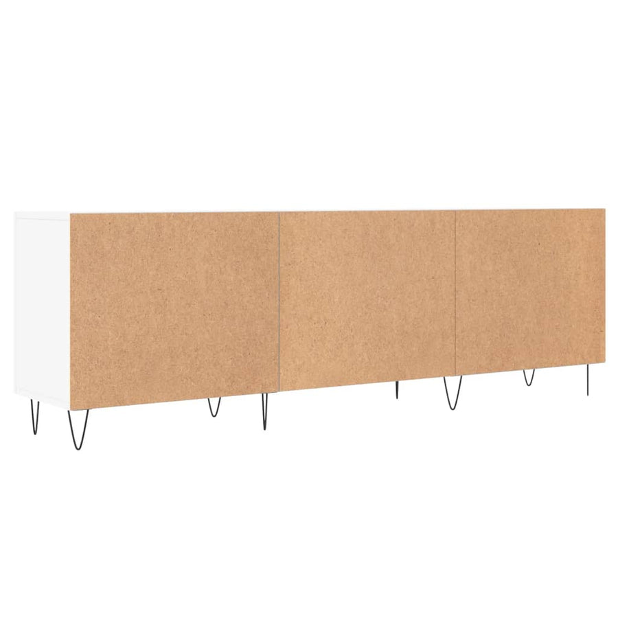 Tv-Meubel 50X30X50 Cm Bewerkt Hout Wit