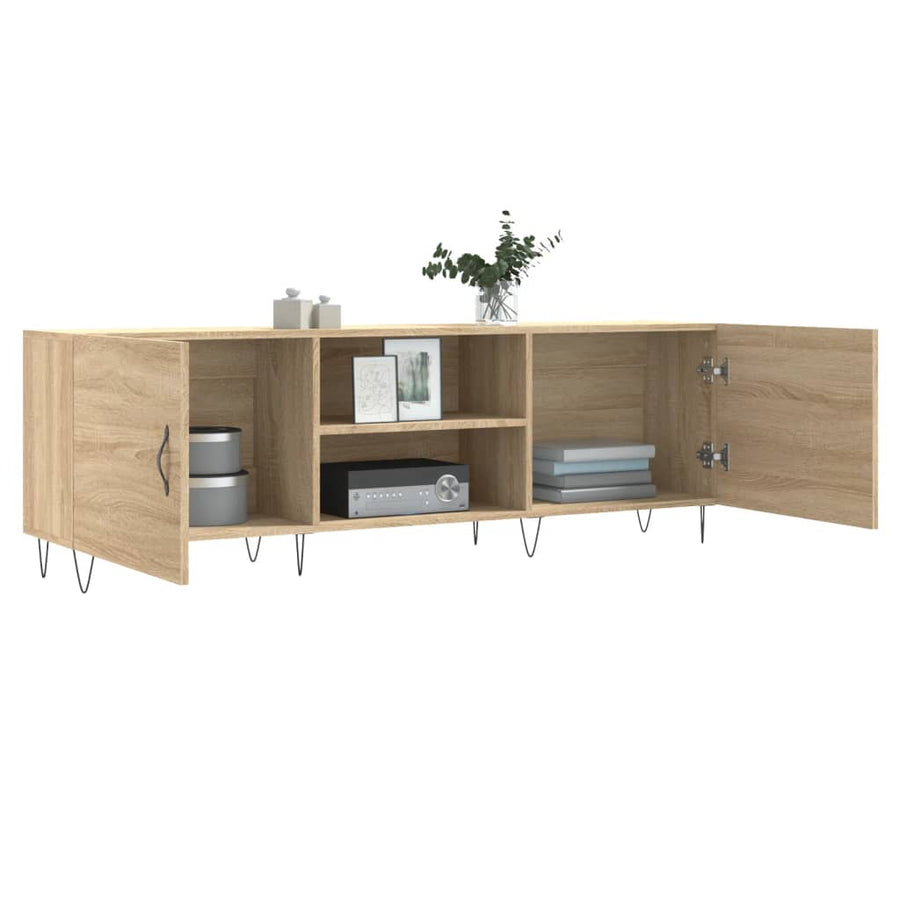 Tv-Meubel 50X30X50 Cm Bewerkt Hout Kleurig Sonoma eiken