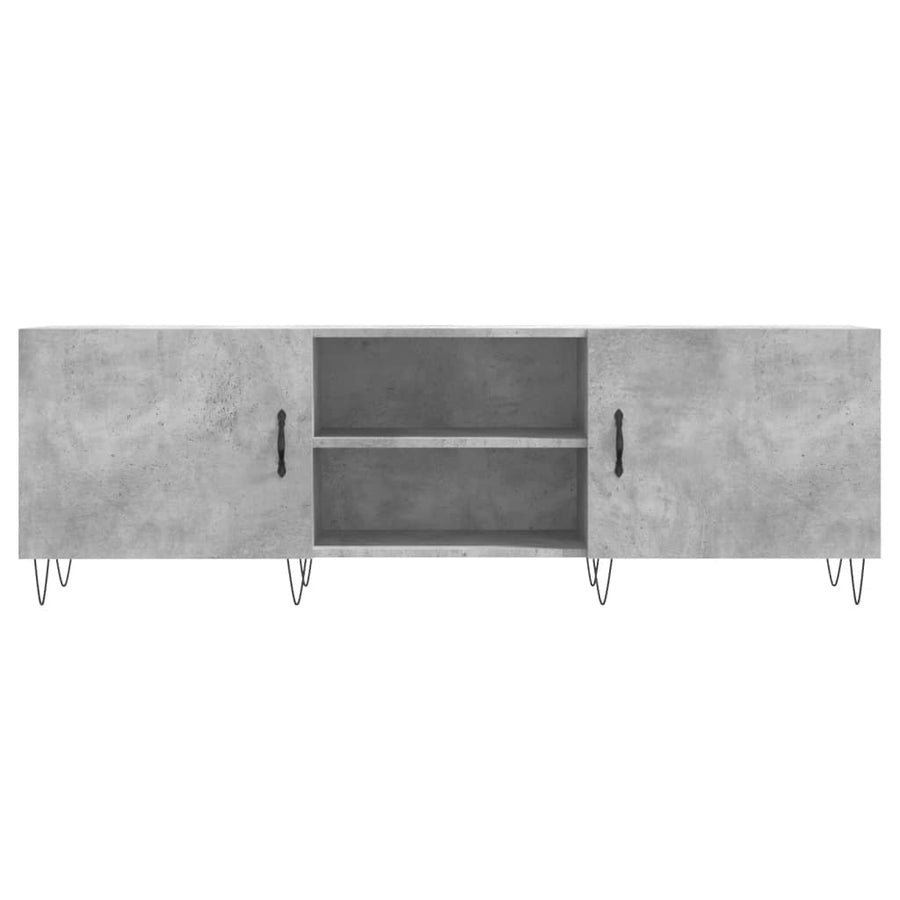 Tv-Meubel 50X30X50 Cm Bewerkt Hout Betongrijs