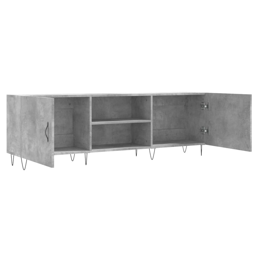 Tv-Meubel 50X30X50 Cm Bewerkt Hout Betongrijs