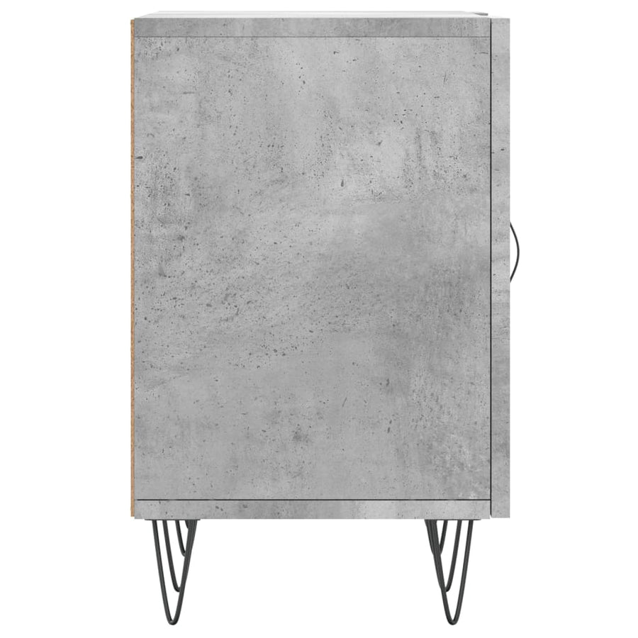 Tv-Meubel 50X30X50 Cm Bewerkt Hout Betongrijs