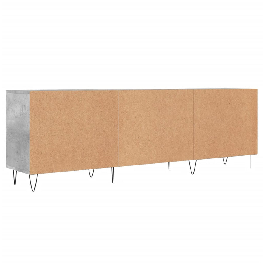 Tv-Meubel 50X30X50 Cm Bewerkt Hout Betongrijs