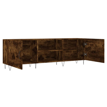 Tv-Meubel 150X30X50 Cm Bewerkt Hout Gerookt Eikenkleurig