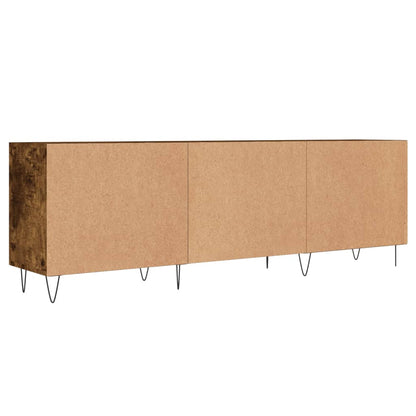 Tv-Meubel 150X30X50 Cm Bewerkt Hout Gerookt Eikenkleurig