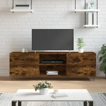 Tv-Meubel 150X30X50 Cm Bewerkt Hout Gerookt Eikenkleurig