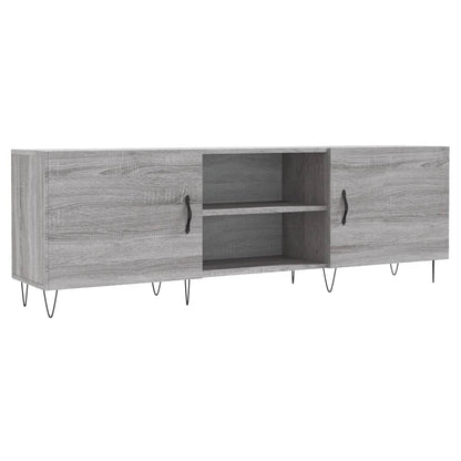 Tv-Meubel 50X30X50 Cm Bewerkt Hout Eikenkleurig Grijs sonoma