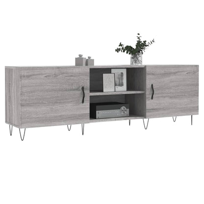 Tv-Meubel 50X30X50 Cm Bewerkt Hout Eikenkleurig Grijs sonoma