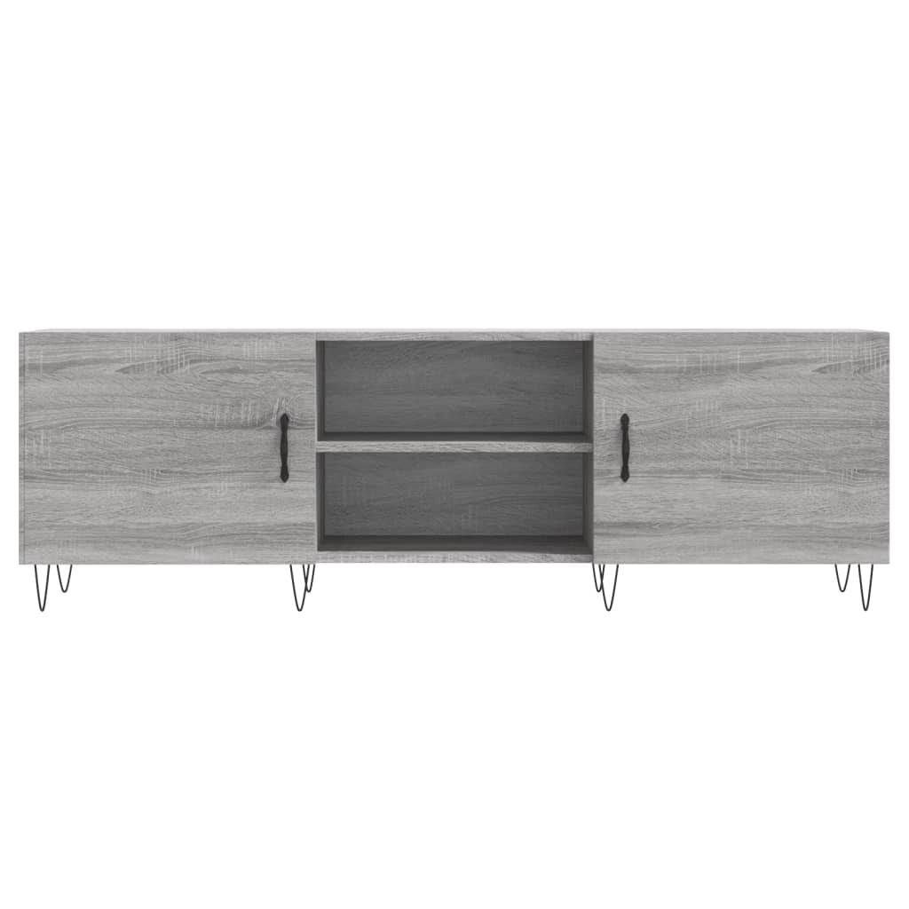 Tv-Meubel 50X30X50 Cm Bewerkt Hout Eikenkleurig Grijs sonoma