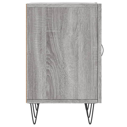 Tv-Meubel 50X30X50 Cm Bewerkt Hout Eikenkleurig Grijs sonoma