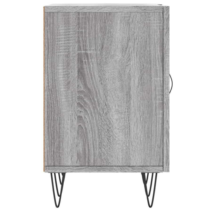 Tv-Meubel 50X30X50 Cm Bewerkt Hout Eikenkleurig Grijs sonoma