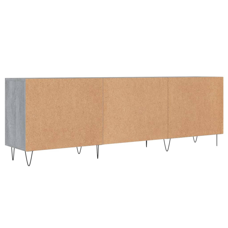 Tv-Meubel 50X30X50 Cm Bewerkt Hout Eikenkleurig Grijs sonoma
