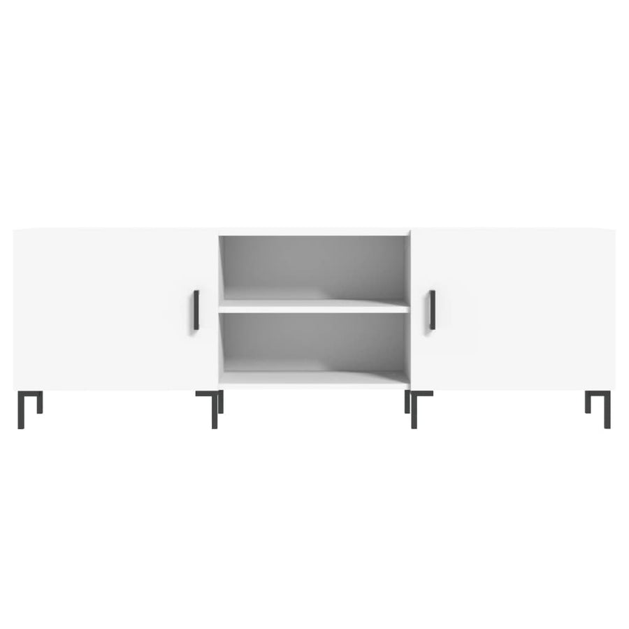 Tv-Meubel 50X30X50 Cm Bewerkt Hout Wit