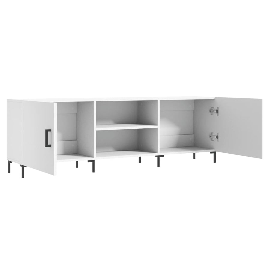 Tv-Meubel 50X30X50 Cm Bewerkt Hout Wit