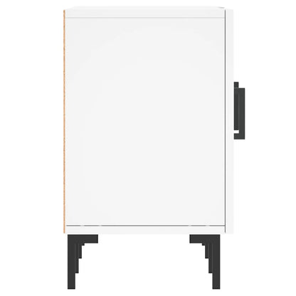 Tv-Meubel 50X30X50 Cm Bewerkt Hout Wit